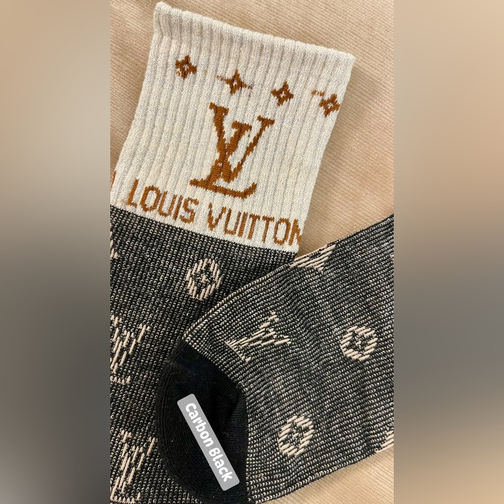 L V Men's Signature Crew Socks - Picture 10 of 14